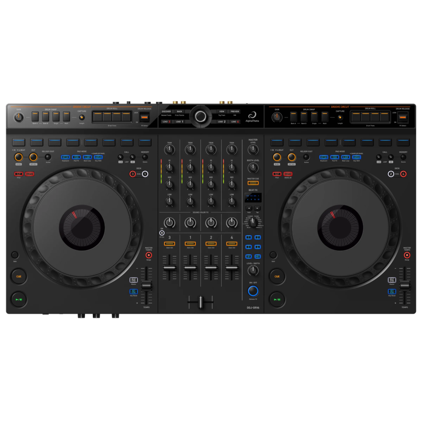 AlphaTheta DDJ-GRV6 4 Channel DJ Controller