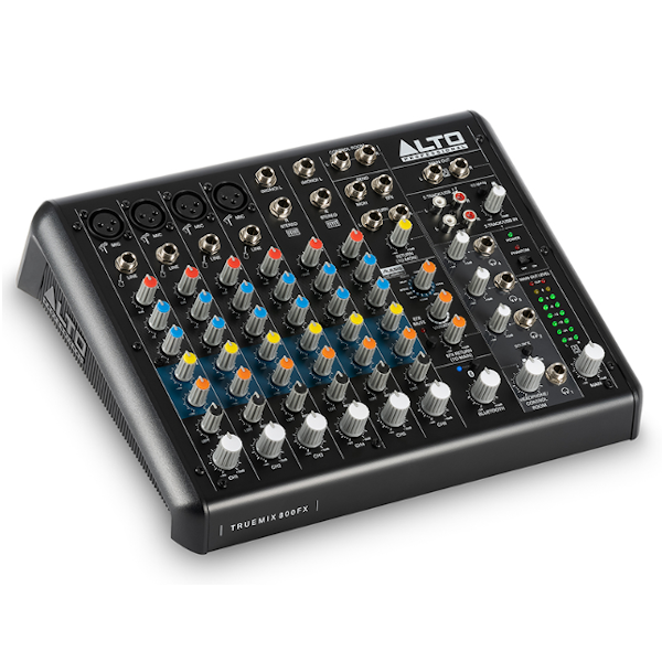 Alto Professional TrueMix 800FX 8-channel Analog Mixer with Multi-FX