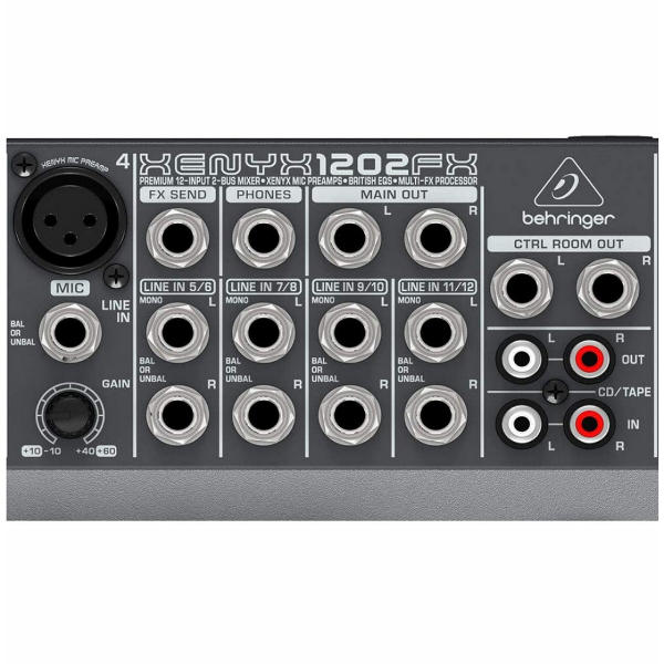 Behringer XENYX 1202FX 12 Channel Mixer with Effects