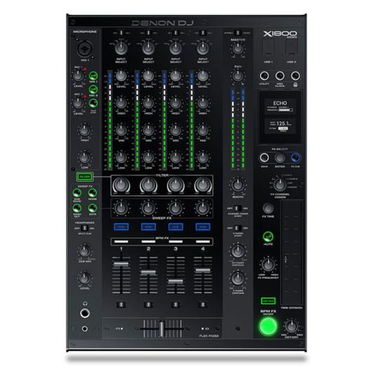 Denon DJ X1800 PRIME 4 Channel DJ Mixer