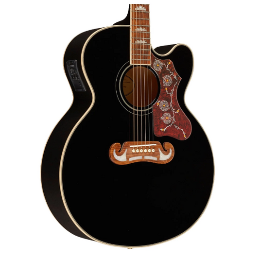 Epiphone J-200EC Studio Acoustic-Electric Guitar – Black