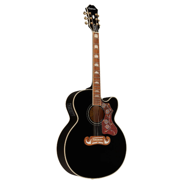 Epiphone J-200EC Studio Acoustic-Electric Guitar – Black