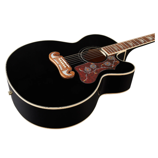 Epiphone J-200EC Studio Acoustic-Electric Guitar – Black