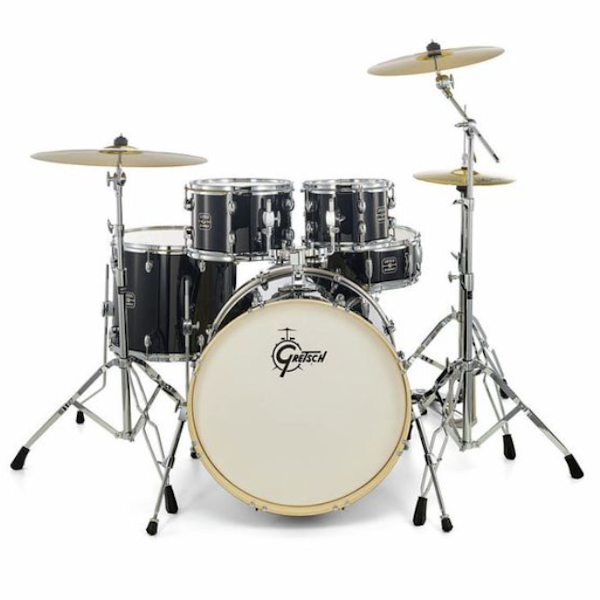 Gretsch Energy 5-Piece Drum Kit Inc. Hardware (No Cymbals) - Black