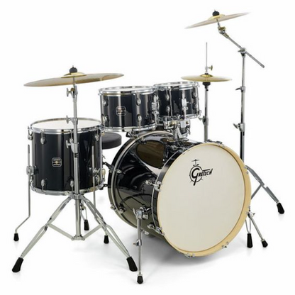 Gretsch Energy 5-Piece Drum Kit Inc. Hardware (No Cymbals) - Black