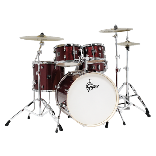 Gretsch Energy 5-Piece Drum Kit Inc. Hardware (No Cymbals) - Ruby Sparkle