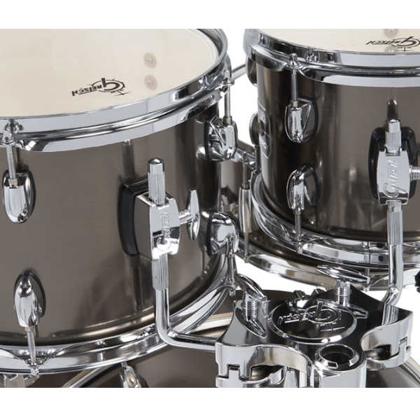 Gretsch Energy 5-Piece Drum Kit Inc. Hardware (No Cymbals) - Grey Steel