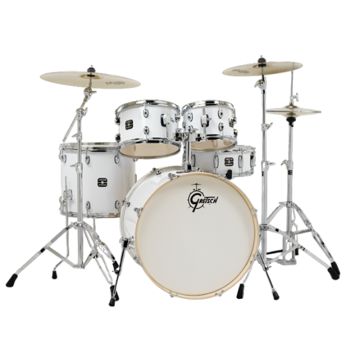 Gretsch Energy 5-Piece Drum Kit Inc. Hardware (No Cymbals) - White