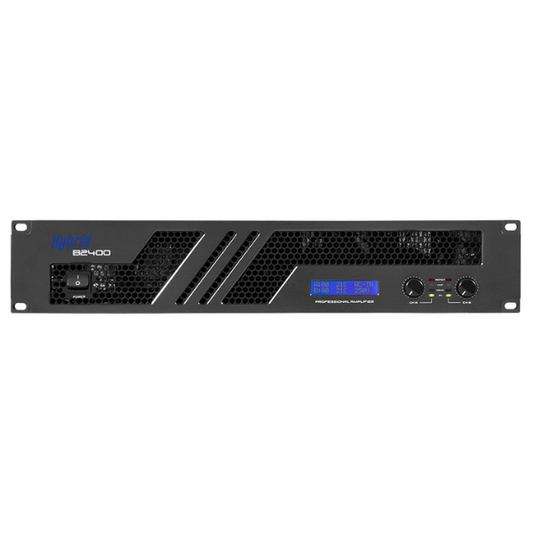 Hybrid B2400 2400W 2 Channel Power Amplifier