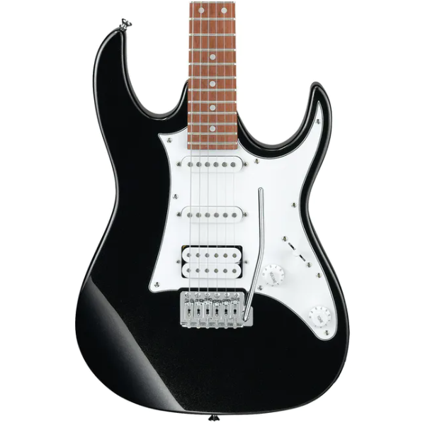 Solid body Electric Guitar with Poplar Body, Maple Neck, Jatoba Fingerboard, and HSS Pickups – Black Night