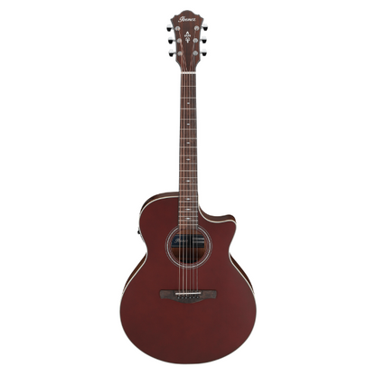 Ibanez AE100 Acoustic-electric Guitar – Burgundy Flat