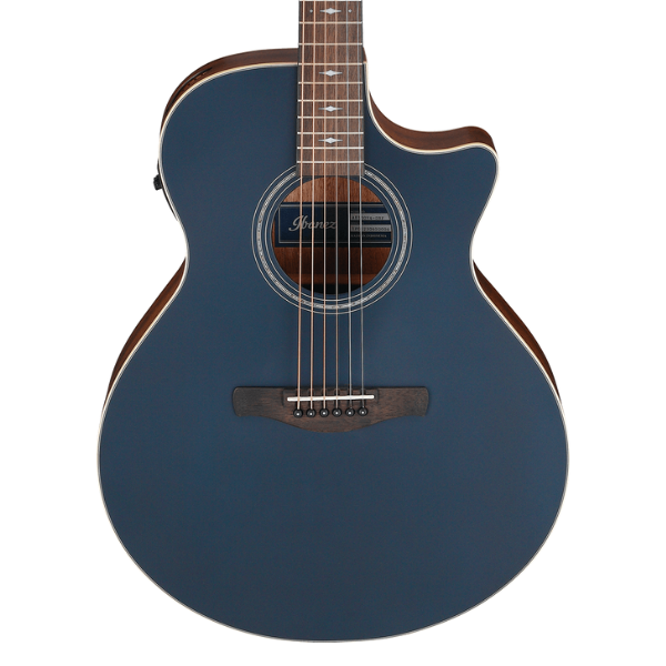 Ibanez AE100 Acoustic-electric Guitar – Dark Tide Blue Flat