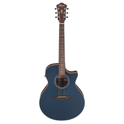 Ibanez AE100 Acoustic-electric Guitar – Dark Tide Blue Flat