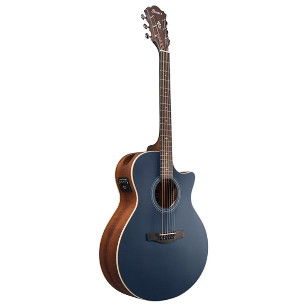 Ibanez AE100 Acoustic-electric Guitar – Dark Tide Blue Flat