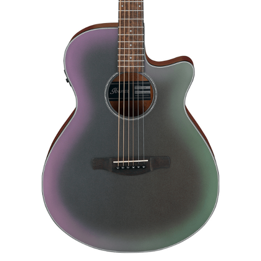 Ibanez AEG50 Acoustic-Electric Guitar – Black Aurora Burst Matte