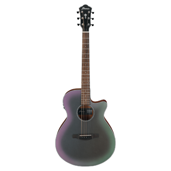 Ibanez AEG50 Acoustic-Electric Guitar – Black Aurora Burst Matte