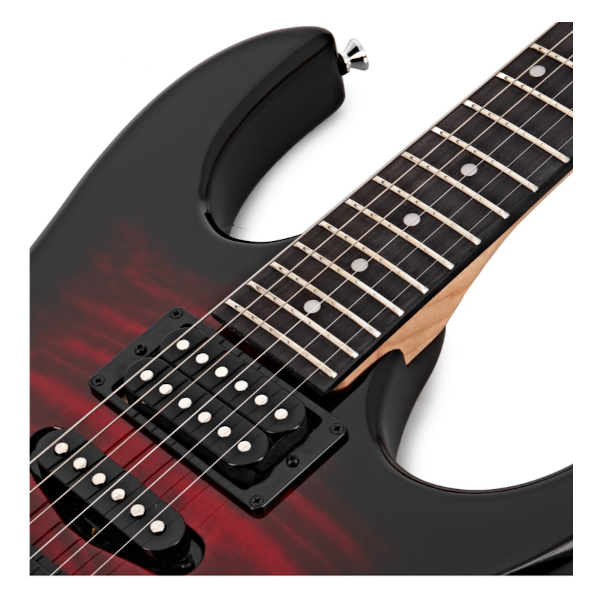 Ibanez Gio GRX70QA Electric Guitar - Transparent Red Burst