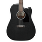 Ibanez PF16MWCE Dreadnought Acoustic-Electric Guitar – Weathered Black Open Pore