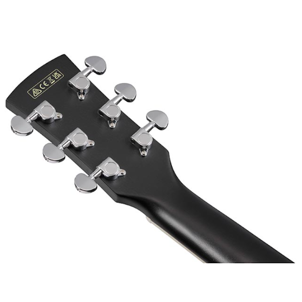 Ibanez PF16MWCE Dreadnought Acoustic-Electric Guitar – Weathered Black Open Pore