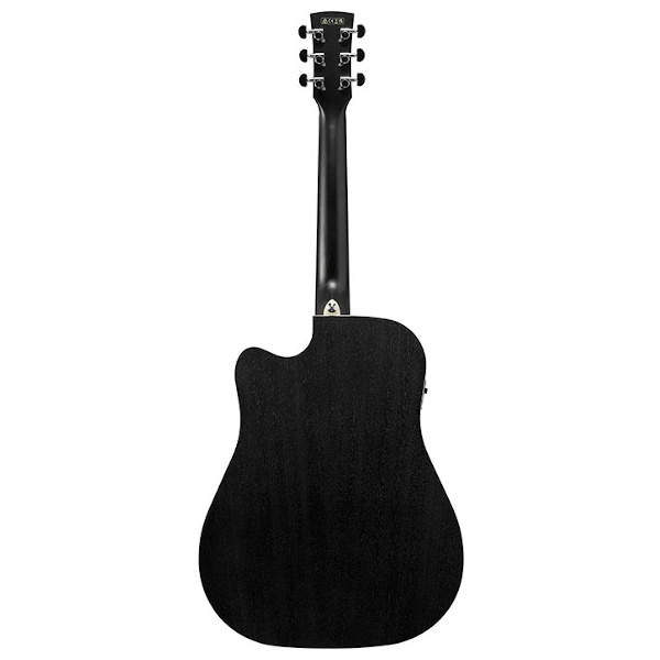 Ibanez PF16MWCE Dreadnought Acoustic-Electric Guitar – Weathered Black Open Pore