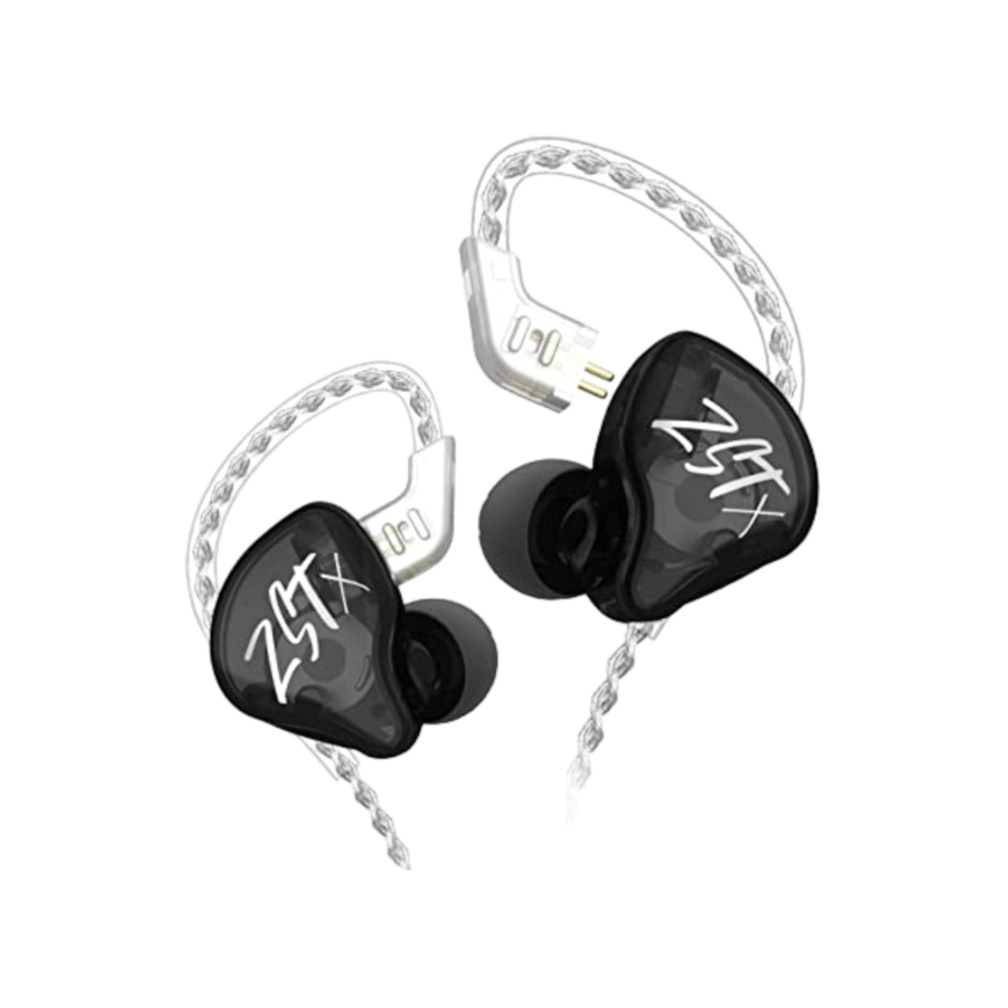 KZ ZST X Dual Driver In Ear Monitors - Black