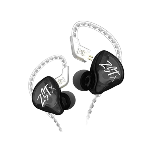 KZ ZST X Dual Driver In Ear Monitors - Black