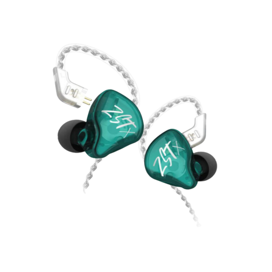 KZ ZST X In Ear Monitors - Cyan
