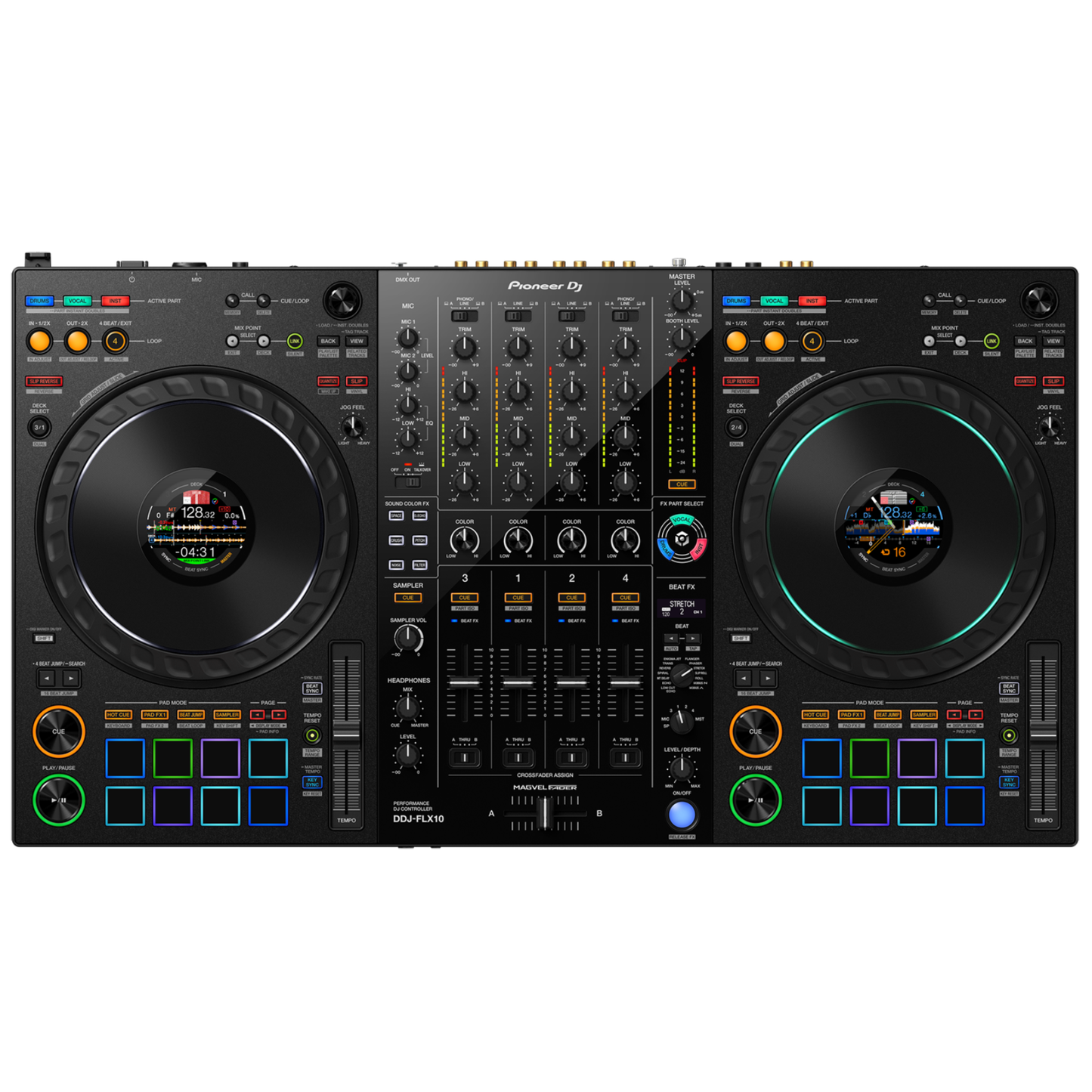 Pioneer DJ DDJ-FLX10 4 Channel DJ Controller