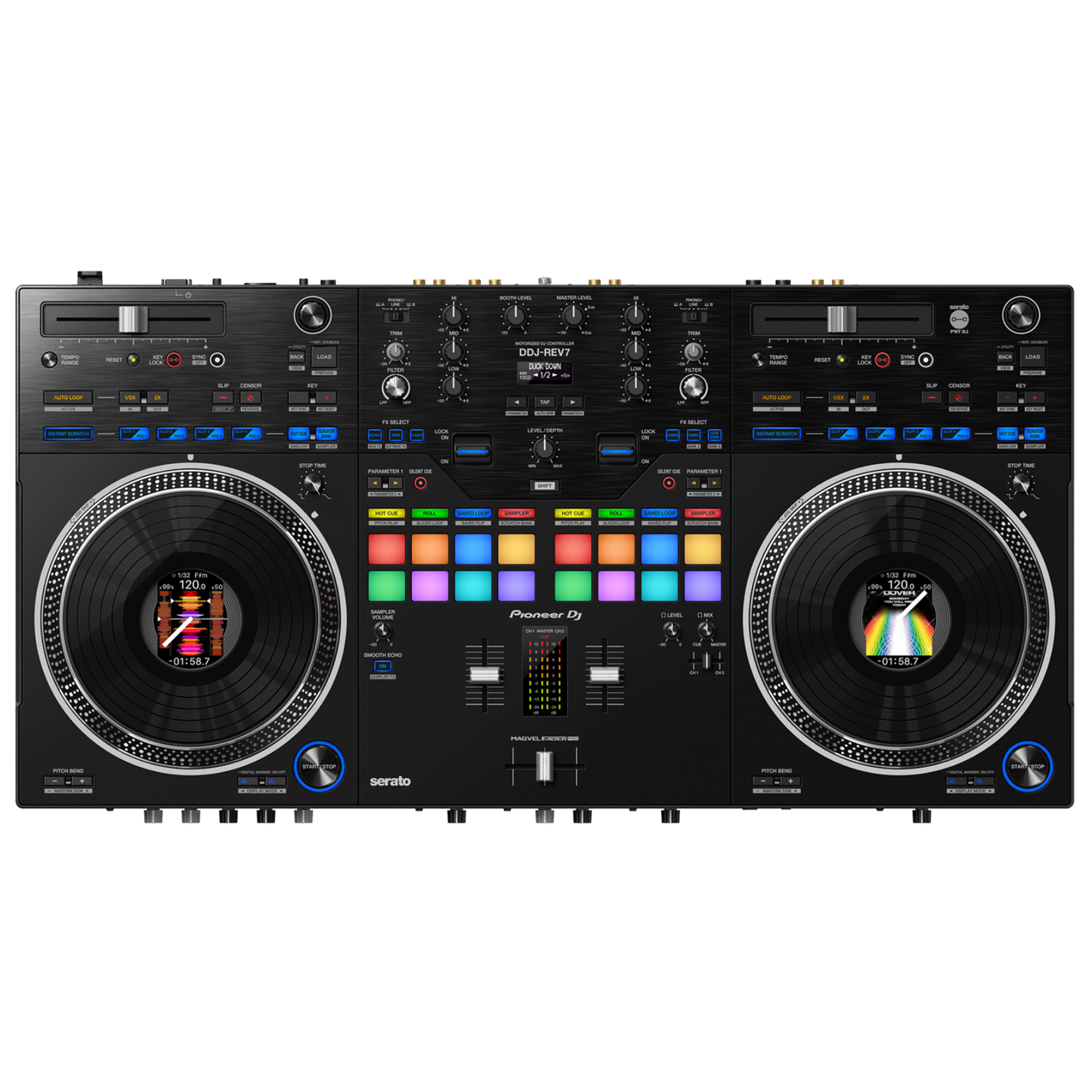 Pioneer DJ DDJ-REV7 Scratch Style 2 Channel DJ Controller