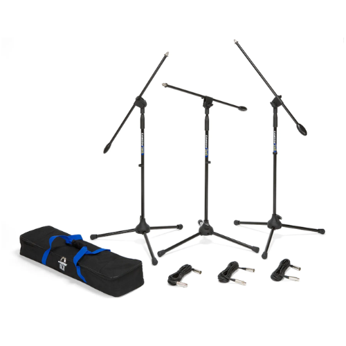 Samson BL3VP Boom Microphone Stand & Cable 3 Pack