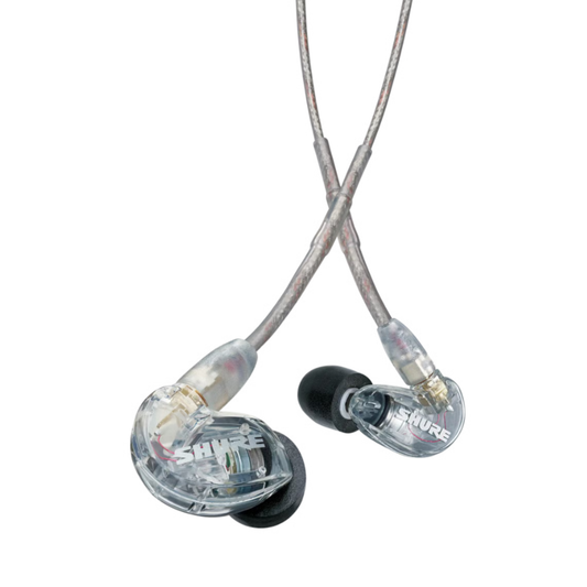 Shure SE215 Single Driver In Ear Monitors - Clear