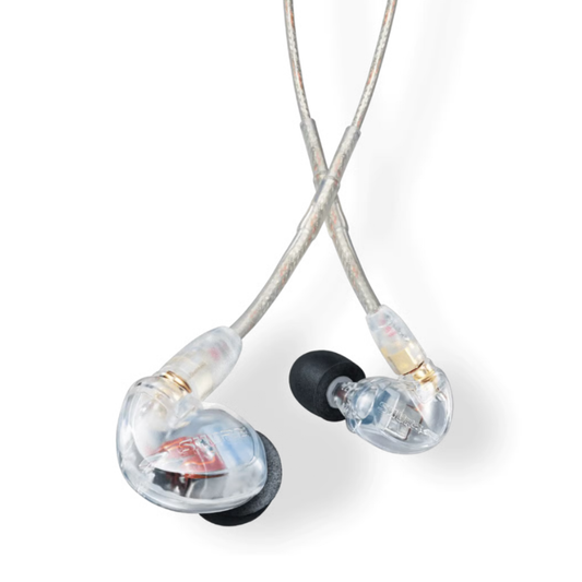 Shure SE425 Dual Driver In Ear Monitors - Clear