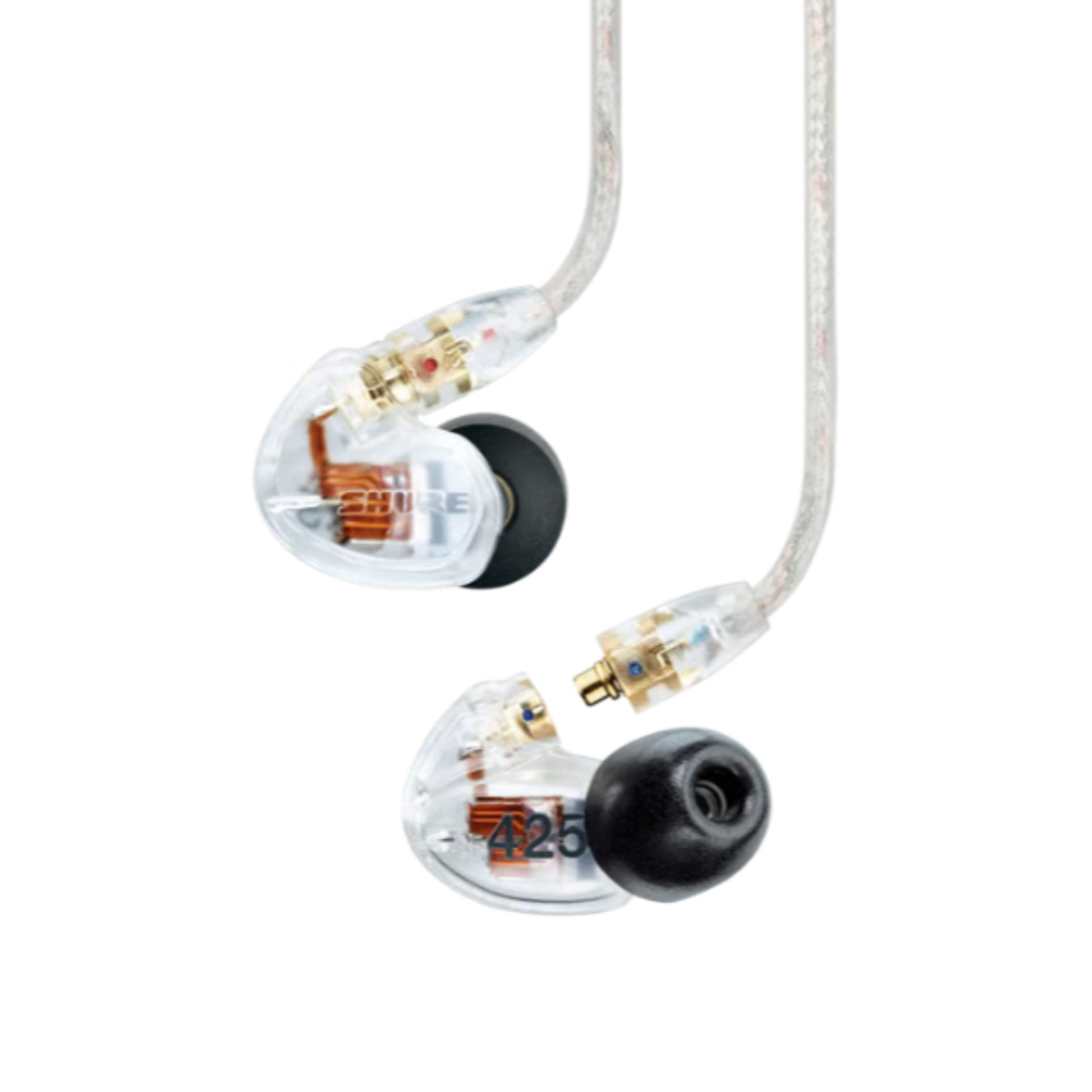 Shure SE425 Dual Driver In Ear Monitors - Clear