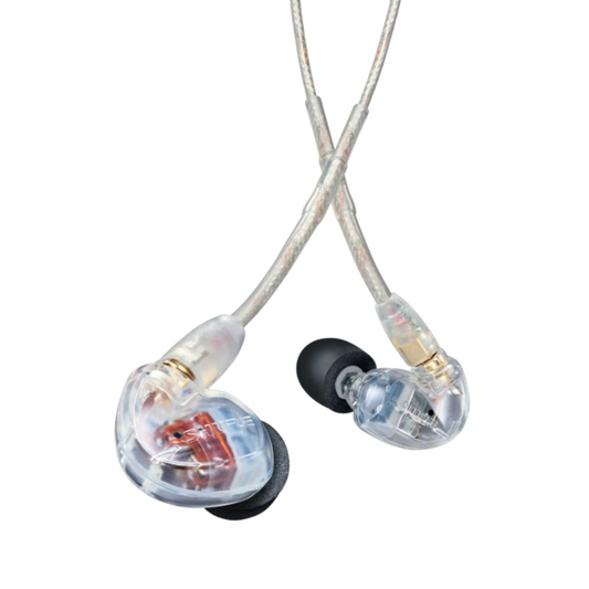 Shure SE535 Triple Driver In Ear Monitors - Clear