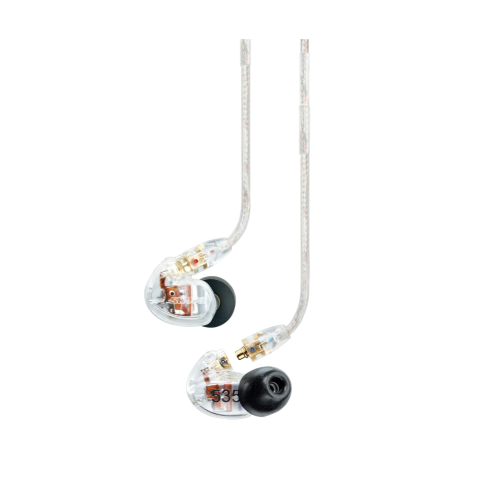 Shure SE535 Triple Driver In Ear Monitors - Clear