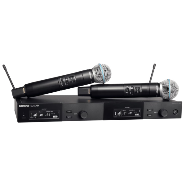 Shure SLXD24D/B58 Digital Wireless Dual Handheld System