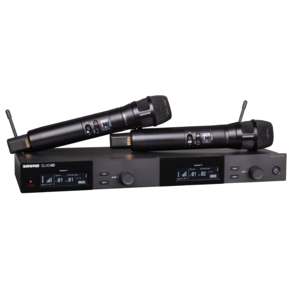 Shure SLXD24D/N8CB Dual Digital Wireless Handheld System