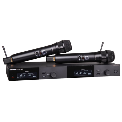 Shure SLXD24D/N8CB Dual Digital Wireless Handheld System