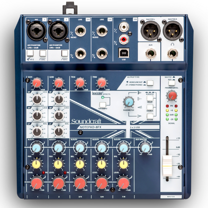 Soundcraft Notepad-8FX Mixer with Effects