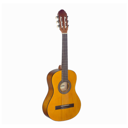 Stagg 1/2 Size Classical Nylon String Guitar Pack With Tuner And Bag Natural