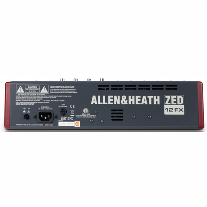 Allen & Heath ZED-12FX Mixer with USB and Effects